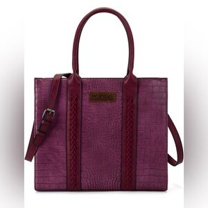 Wrangler Large Tote Bag Purse Top-Handle Western Handbags with Strap
